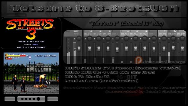Streets of Rage 3 Music Soundtrack - The Poets I (Reconstructed Club Mix by 8-BeatsVGM) смотреть онлайн
