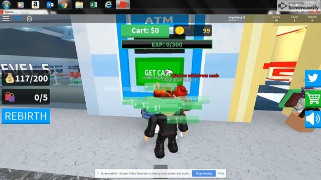 Getting to Level 5 | Roblox Shopping Simulator смотреть онлайн