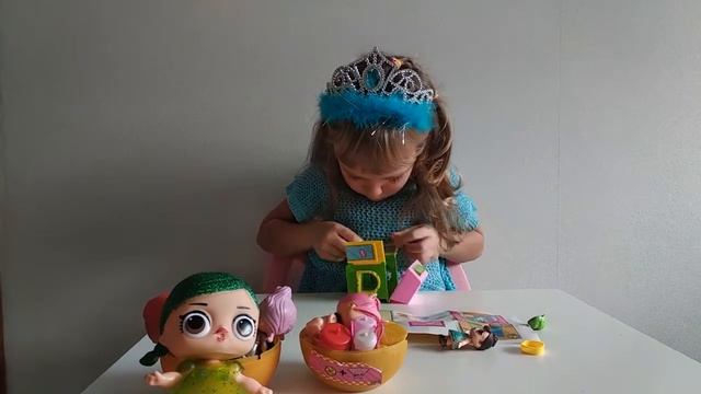 Домик для куклы ЛОЛ спа салон, наклейки, коллекция ЛОЛ House for dolls LOL Spa смотреть онлайн