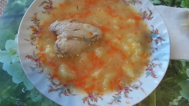 Как мама  готовила простой картофельный суп. Рецепт.