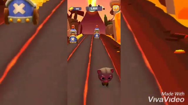 Talking Tom Gold Run 2 volcano place and song name way this Kolaveri. #talkingtom #talkingtomcat смотреть онлайн