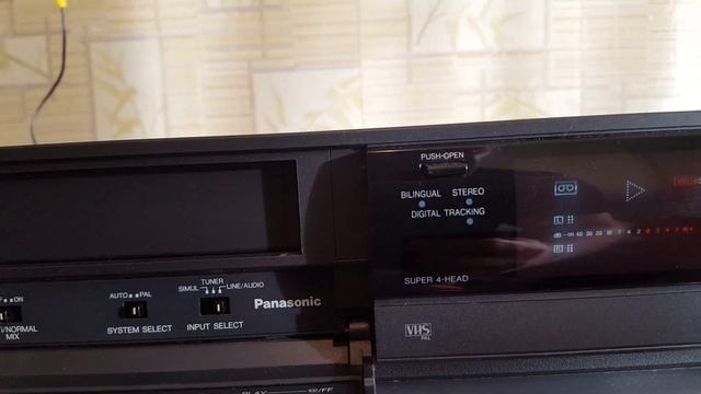 Panasonic NV-F65EG.Видеомагнитофон. смотреть онлайн