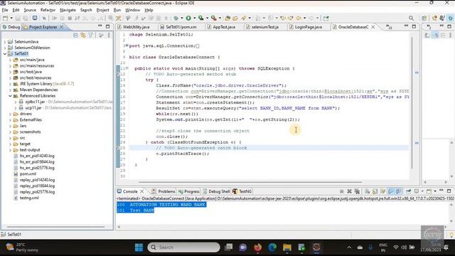 Connect to Oracle Database using Java JDBC Connections смотреть онлайн