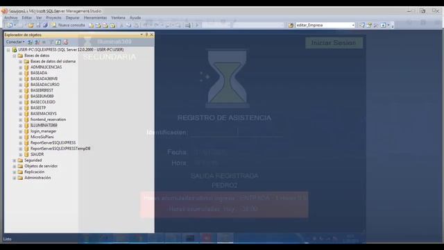 Conexión entre 3 computadoras al mismo tiempo | Sistema de Asistencias смотреть онлайн