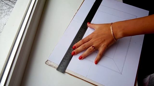 Как красиво оформить рисунок. Паспарту своими руками смотреть онлайн