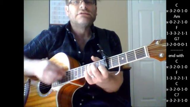 How to play "What's Your Name?" by Don & Juan on acoustic guitar смотреть онлайн