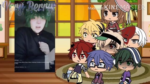 Bnha react to Middle school Deku and Bakugou | Gacha Life смотреть онлайн