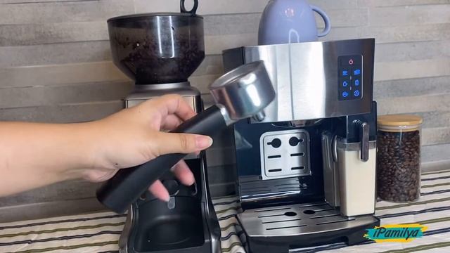 JASSY COFFEE MACHINE WITH AUTOMATIC MILK DISPENSER смотреть онлайн