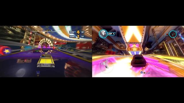 Sonic and Sega All Stars Racing Vs Sonic and All Star Transformed (Xbox 360/PS3) смотреть онлайн