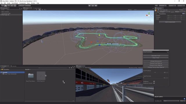 Race Track Generator for Unity смотреть онлайн