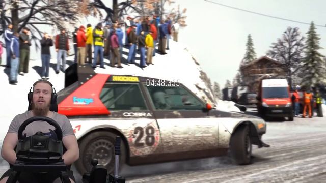 Dirt Rally - Monte-Carlo корова на льду - Delta S4 на руле G27 смотреть онлайн