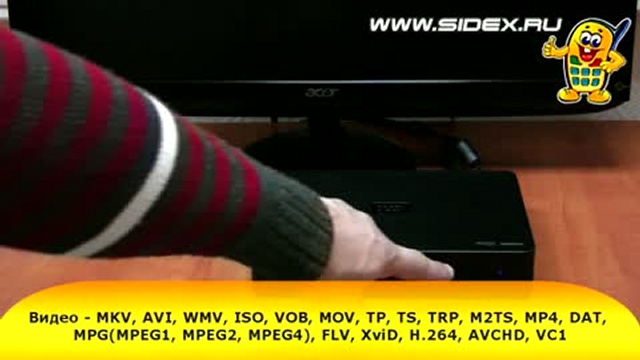 Sidex.ru: Видеообзор HD медиаплеера WD Elements Play 1 Tb смотреть онлайн