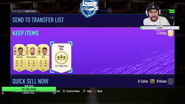 WOW MY 81+ PLAYER PICKS WERE OUT OF THIS WORLD!!! INSANE PACK LUCK ON MY FIFA 21 RTG!!! смотреть онлайн