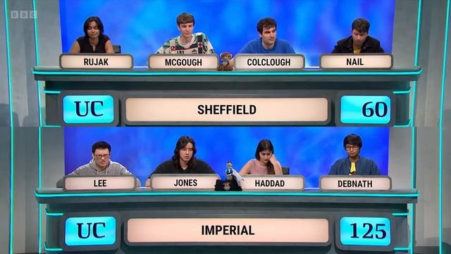 University Challenge S53E26 Sheffield v Imperial College London смотреть онлайн