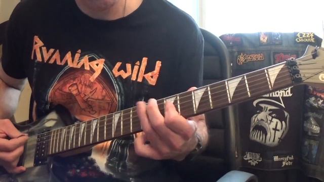 Running Wild -  Riffs Medley (84 - 85) (Guitar Cover)