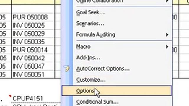 Microsoft Office Excel 2003 Change which cell is selected next смотреть онлайн