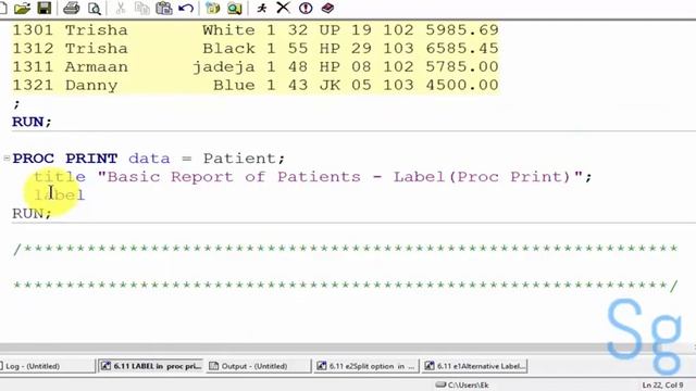 6.11 Descriptive Labels and Split option смотреть онлайн