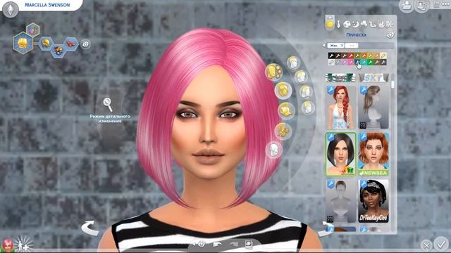 Sims 4 женские причёски в CAS смотреть онлайн