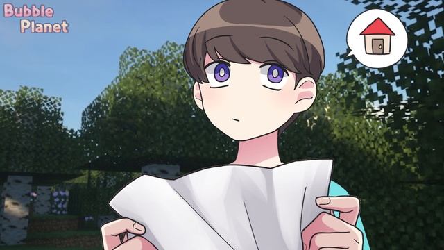 The Skeleton And  Steve  | Minecraft Anime