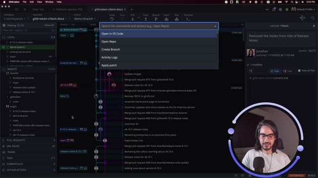 GitKraken Client Tutorials: How to Checkout a Branch or Commit смотреть онлайн