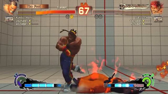 USF4: 12 Rounds Straight!! (4/6) Kimbo_Henry (Dee Jay) vs. SASS-CHAN (Evil Ryu) смотреть онлайн