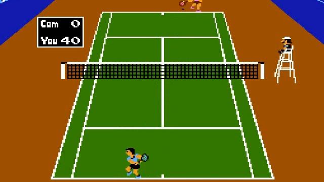 Tennis (1984 video game) NES Level 2 Set 1 смотреть онлайн