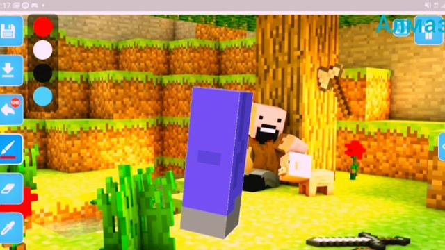 Я СДЕЛАЛ СКИН AMONG US В МАЙНКРАФТ ПЕ смотреть онлайн