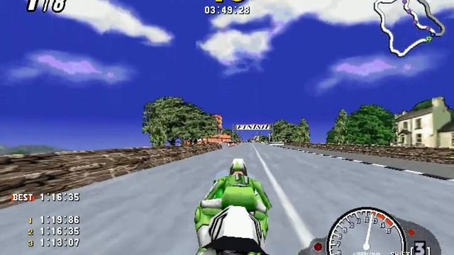 Manx TT Superbike ( Sega Saturn ) 1997 | Full Game | PC смотреть онлайн