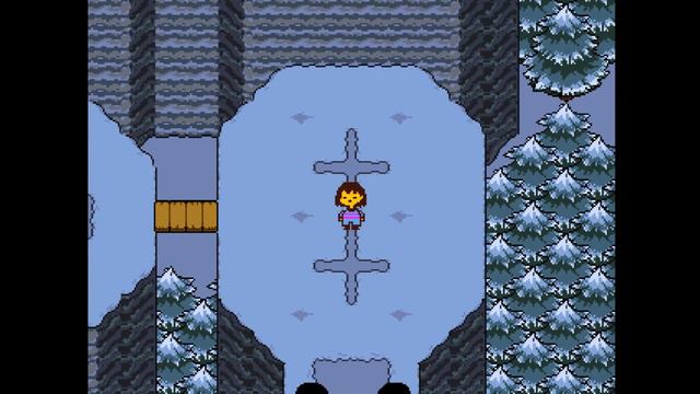 Undertale Snowdin (genocide route tutorial) смотреть онлайн
