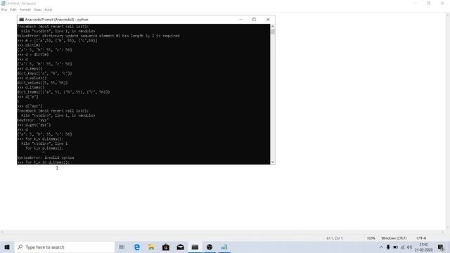 What is Python Dictionaries or Dicts & create, update, delete, retrieve operations on python dicts смотреть онлайн