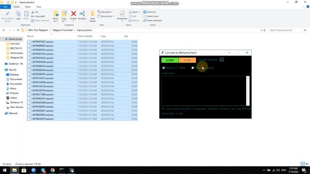Telegram Checker And Converter by @DropYourHand смотреть онлайн