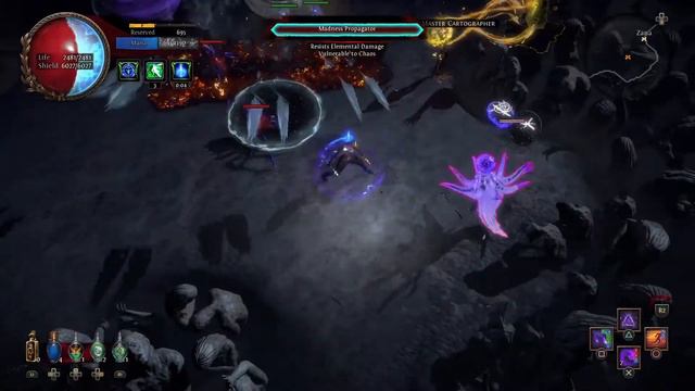 [PoE] Soulrend Trickster - Uber Elder kill - PS4 смотреть онлайн