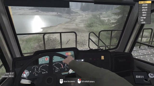 1200HP CAT 797F - Spintires Mudrunner | Caterpillar CAT Gameplay