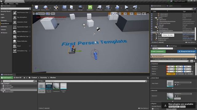 03 Unreal Engine 4 Знакомство с интерфейсом / Modes / Content Browser / World Outliner / Viewport смотреть онлайн