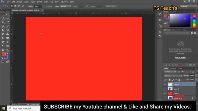 Class - 3 | Adobe Photoshop CC | Selections & Tool смотреть онлайн