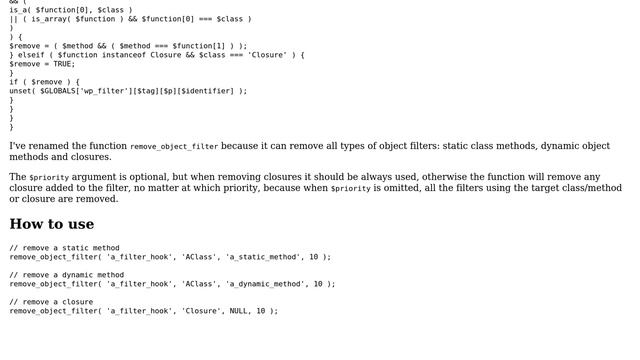 Wordpress: Remove Actions/Filters added via Anonymous Functions (3 Solutions!!) смотреть онлайн