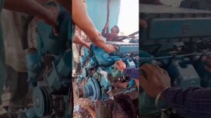 Mercedes-Benz om 444 la full overhaul start the engine repairman mechanic Mr masu with me