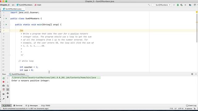 5.01: Sum of Numbers | Starting Out With Java Chapter 5 смотреть онлайн
