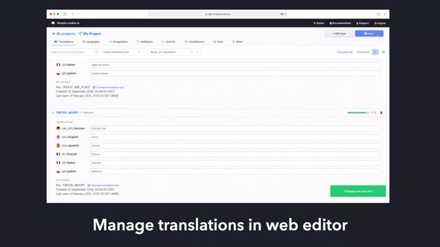 For Developers | Translation management | React Localization смотреть онлайн