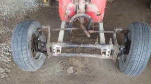 мотороллер муравей четыре колеса. (ч.1)