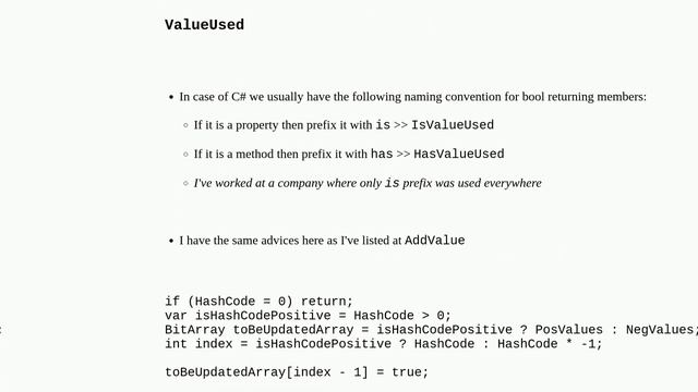 Bloom Filter C# смотреть онлайн