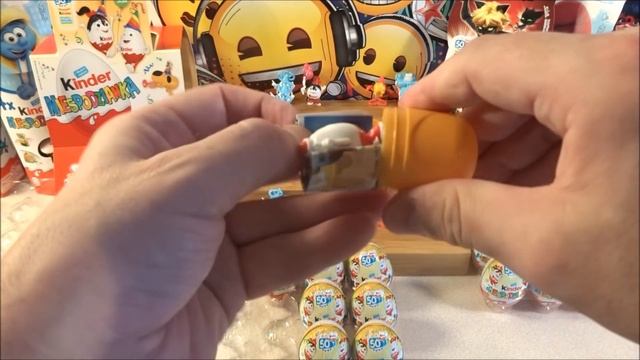 36 Kinder Surprise Eggs 50 Years Anniversary Limited Edition Kinderino Party Collection 2018