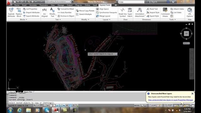 AutoCAD II 31-30 Copying Nested Objects смотреть онлайн