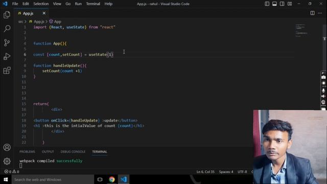useState with Arrow Function in React JS | React Mafia | React Js for Beginners смотреть онлайн