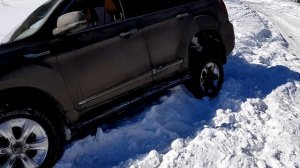 Haval H9 застрял в снегу