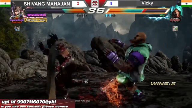 DoctorCocktor V/S VULCAN_DYNAMITE | Tekken INDIA FT_5 | back 2 back BATTLE MATCH смотреть онлайн