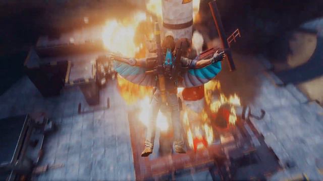 Just Cause 3 - Fire leech wingsuit смотреть онлайн