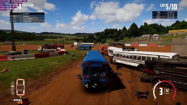 Wreckfest - "School Bus" Test Drive Gameplay [1080p60FPS] смотреть онлайн