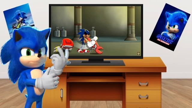 Movie Sonic Reacts To Eggman's Chaos Emerald!! смотреть онлайн