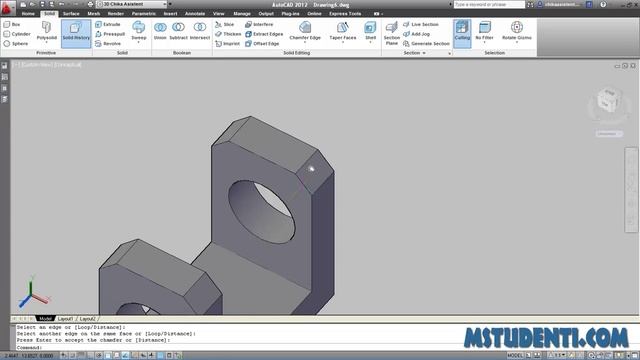 44. AutoCAD 2012 TS - 3D - 5 DIO - chikaasistent.com смотреть онлайн